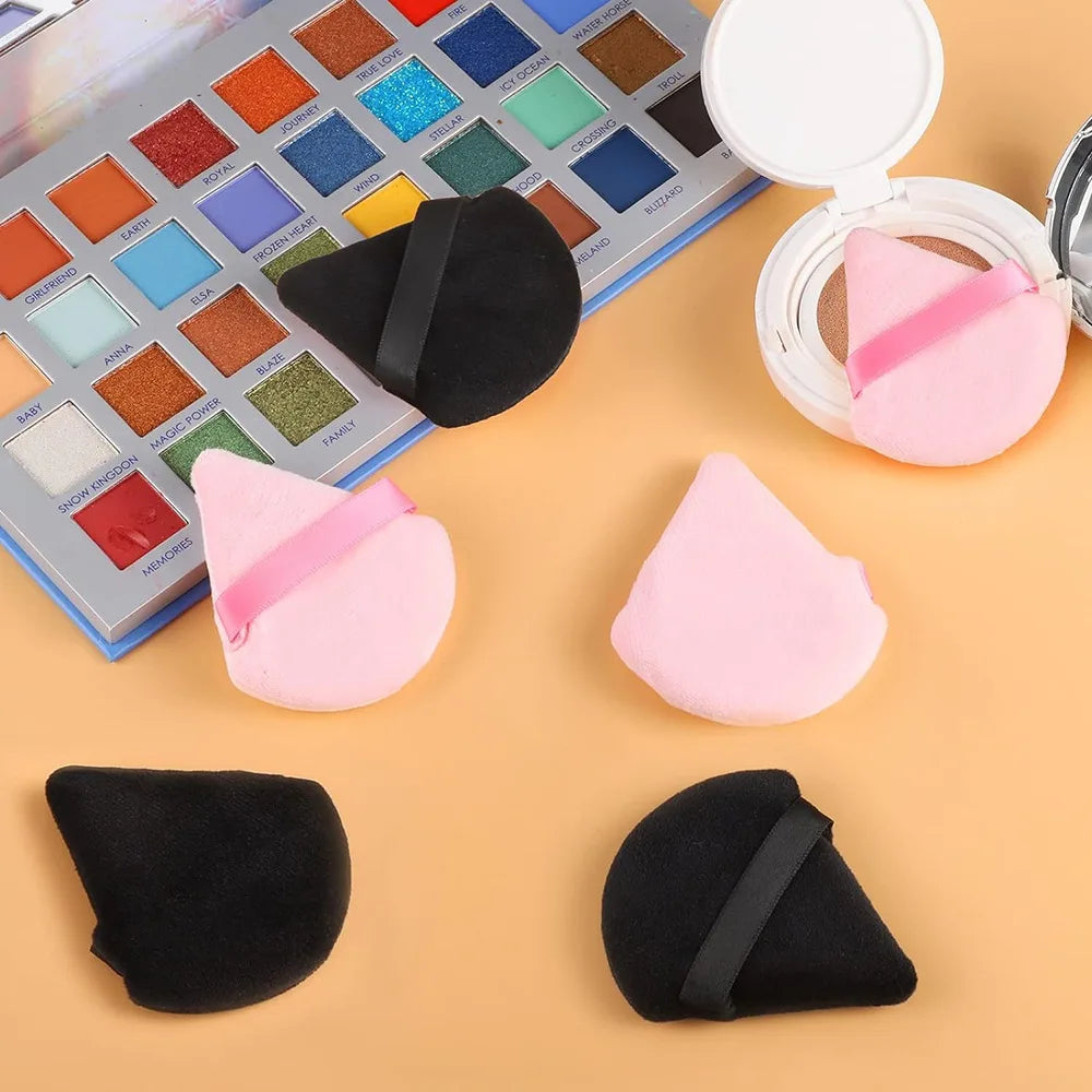 New Cosmetic Foundation Puff Mini Triangle Powder Puffs Women Beauty Blender Reusable Sponge Washable Makeup Powder Accessories